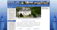 Desktop Screenshot of idstein-live.de